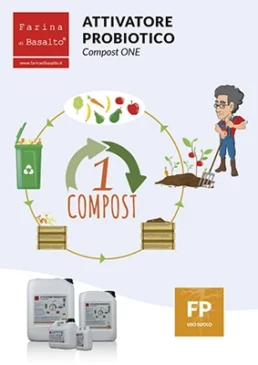 Farina di Basalto® Tipo FP - Attivatore Probiotico Compost One
