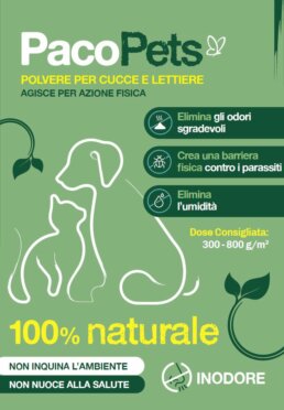 Polvere per cuccette e lettiere: PacoPets